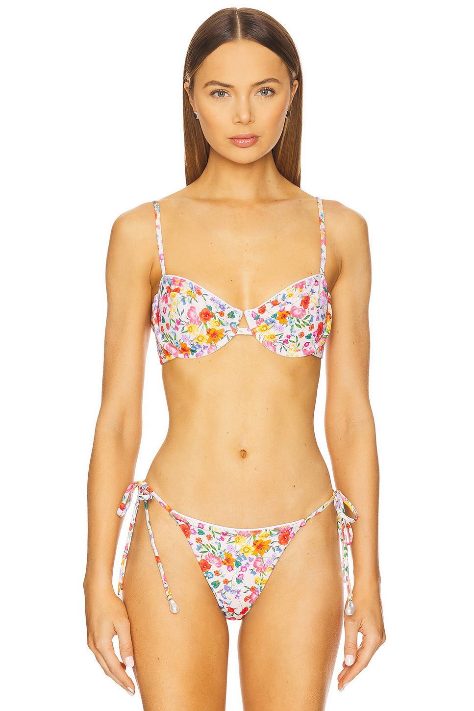 

Бюстгальтер бикини на косточках Fonda La Porte, floral