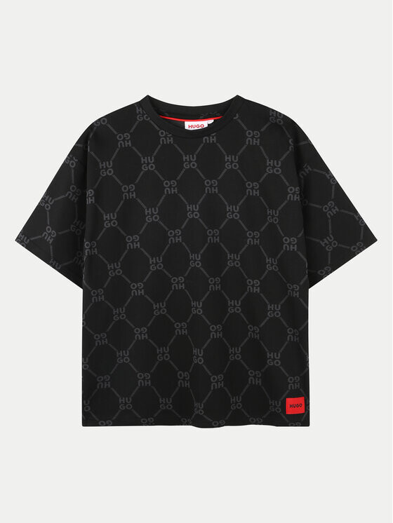 

Футболка свободного кроя Hugo, черный