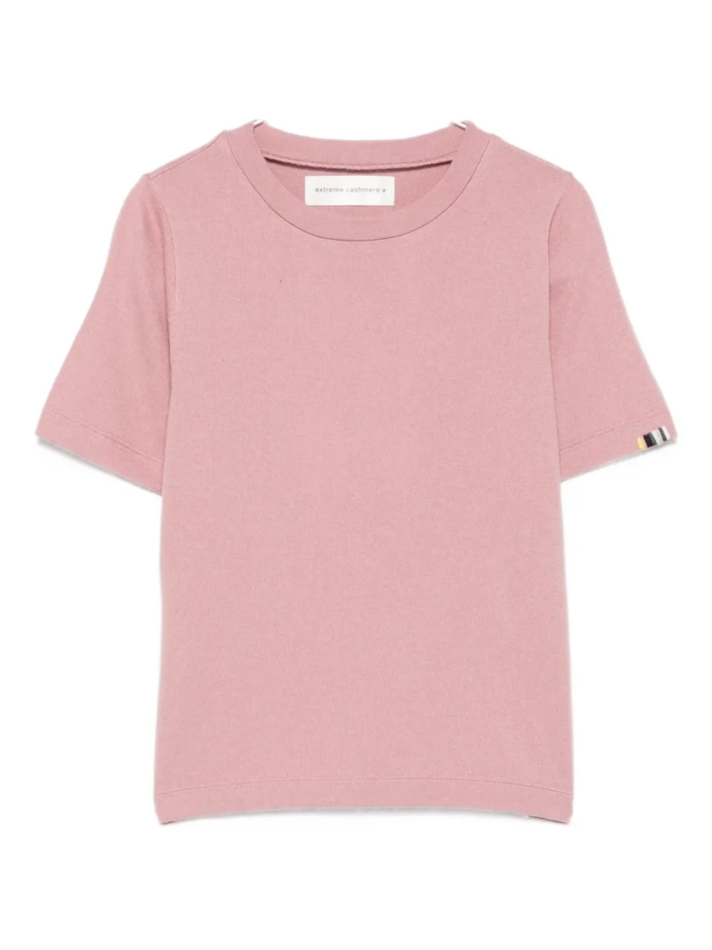 

Футболка с короткими рукавами и круглым вырезом extreme cashmere, розовый