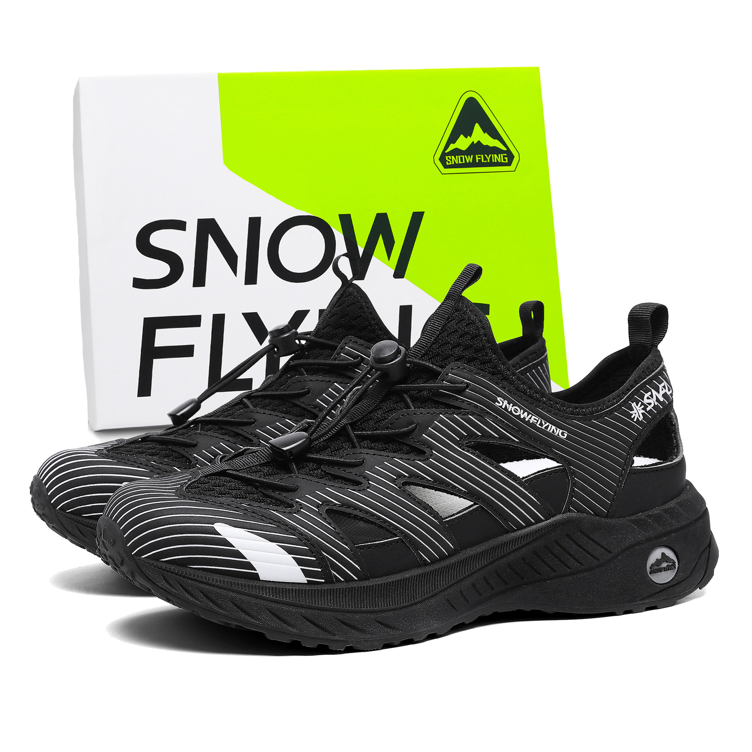 

SNOW FLYING Дикие серии речные треккинговые ботинки унисекс Black Warrior, цвет Black Warrior