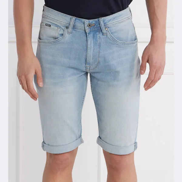 

Шорты прямого кроя Pepe Jeans London, синий