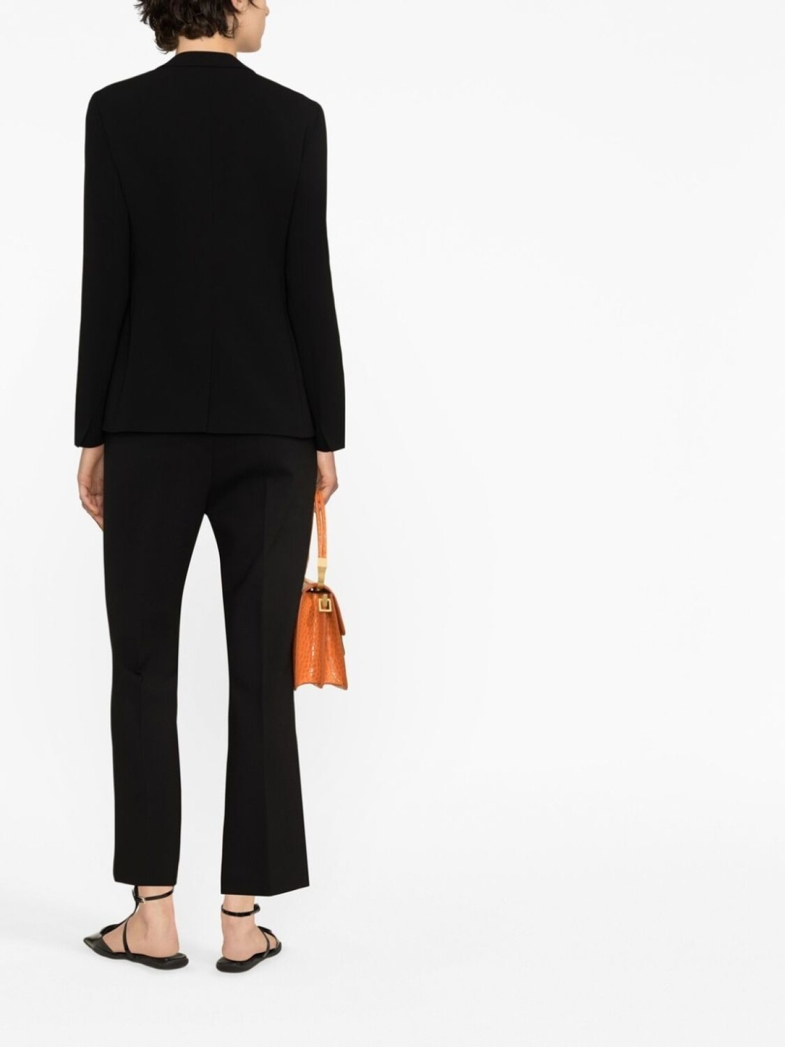 Max Mara узкие брюки строгого кроя, черный — фото 3