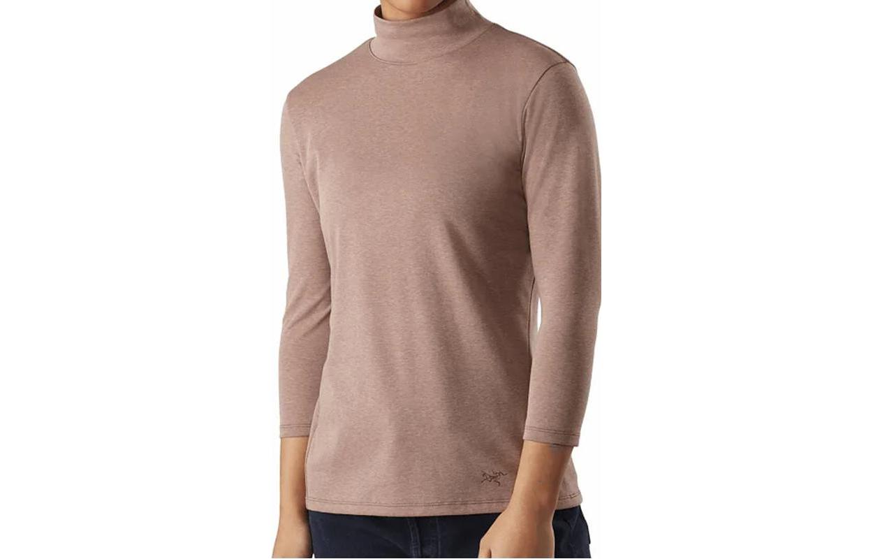 

Женская футболка с втачным рукавом LUMIN Arcteryx, розовый розовый/jute