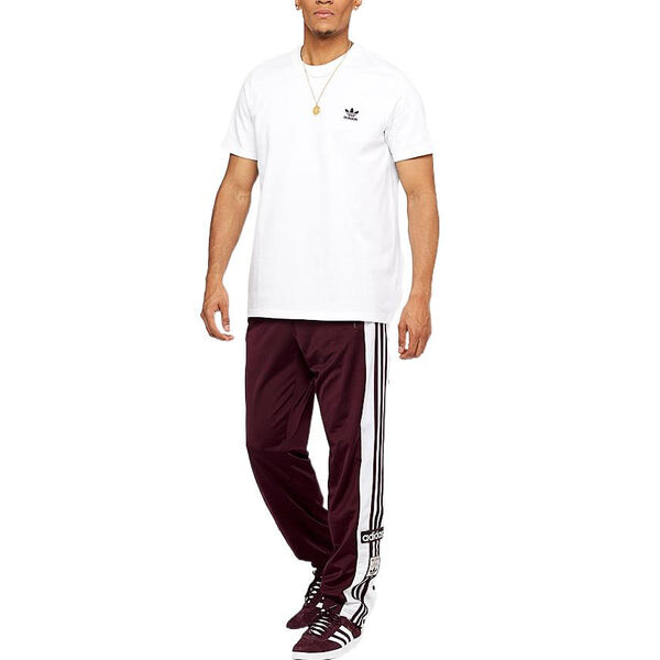 Спортивные штаны Men's adidas originals Side Retro Casual Sports Pants/Trousers/Joggers Autumn Dark Red, красный — фото 3