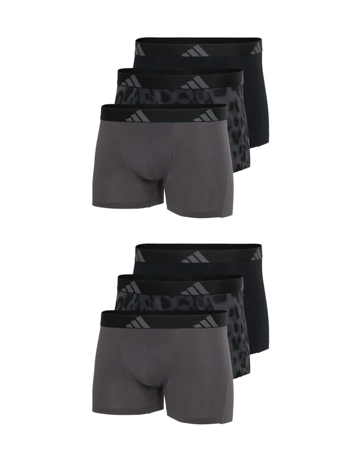 

Трусы боксеры adidas, цвет dunkelgrau, black leo, schwarz