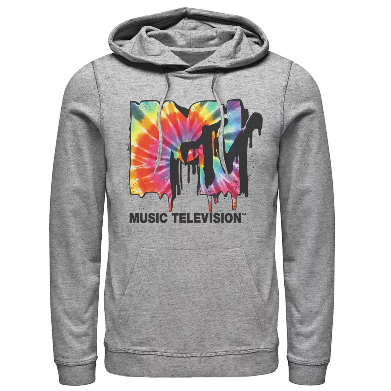 

Мужская толстовка с логотипом MTV Classic Tie Dye Drip Licensed Character