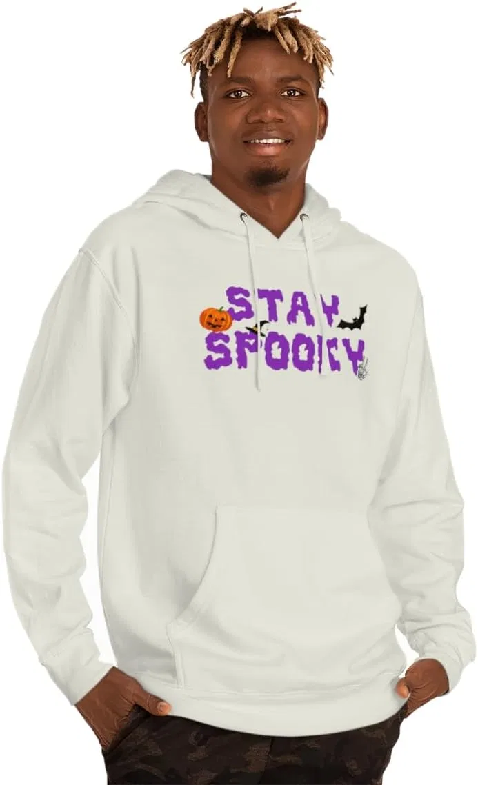 Толстовка Stay Spooky Halloween GENERIC, Bone — фото 4