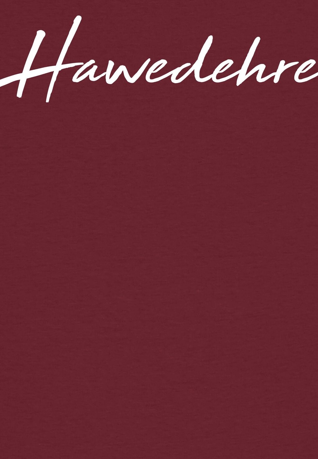 

Футболка с принтом HAWEDEHRE watapparel, темно-красный