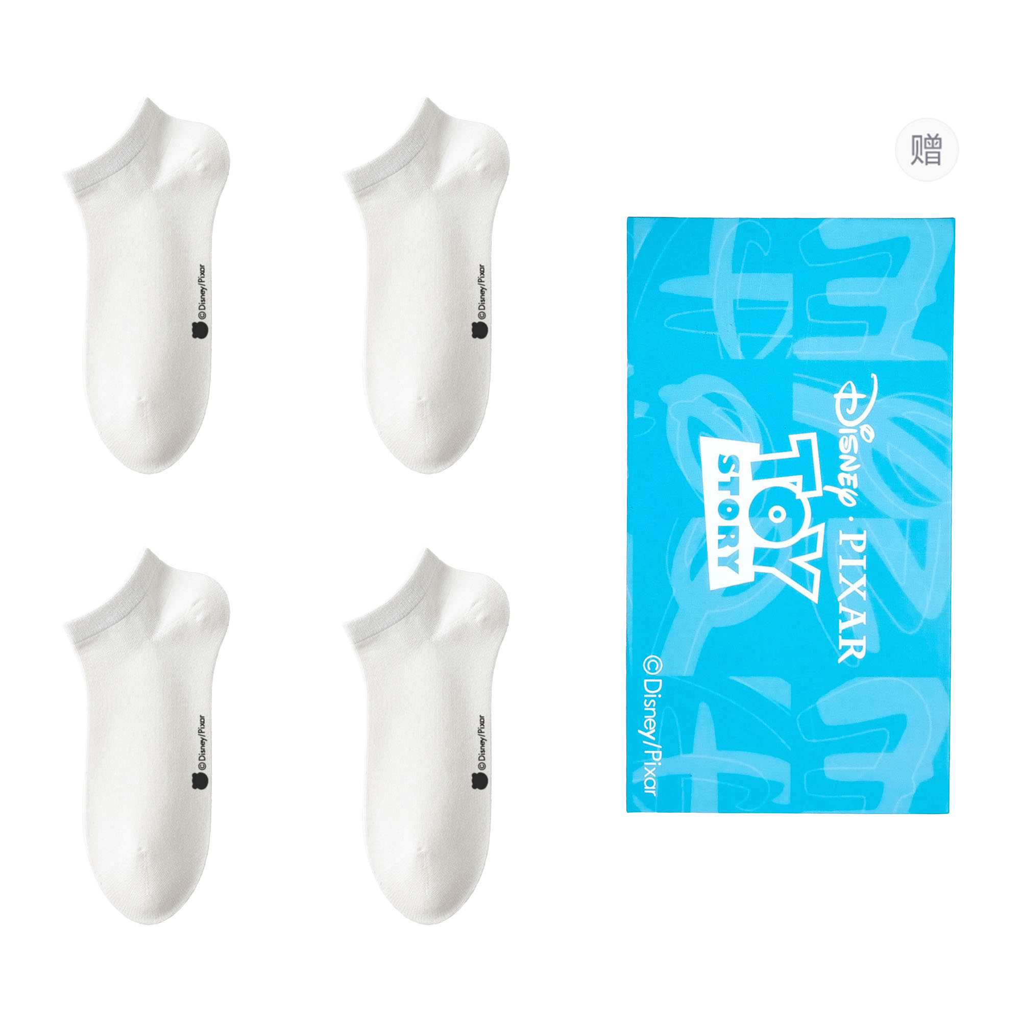 

Женские носки щиколотка Shopping Bag 4 Pack Disney, белый