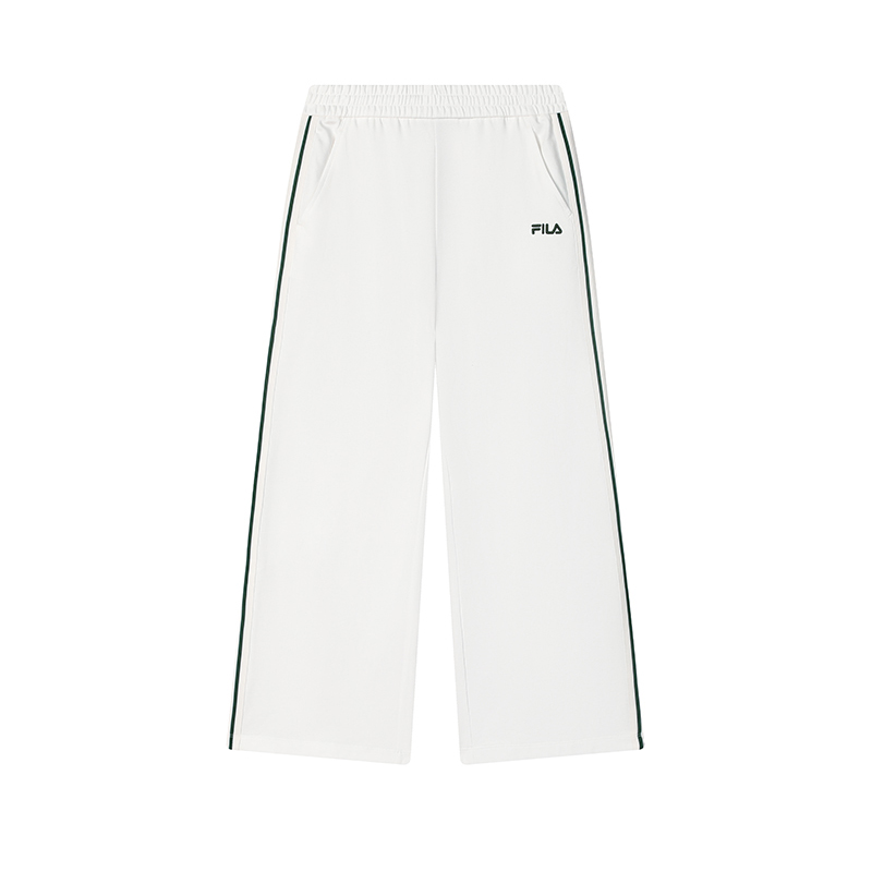 

Повседневные вязаные спортивные штаны Women's FILA, белый