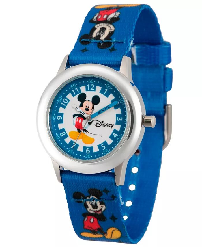 

Часы Disney Time Teacher из нержавеющей стали для мальчиков с Микки Маусом ewatchfactory, синий