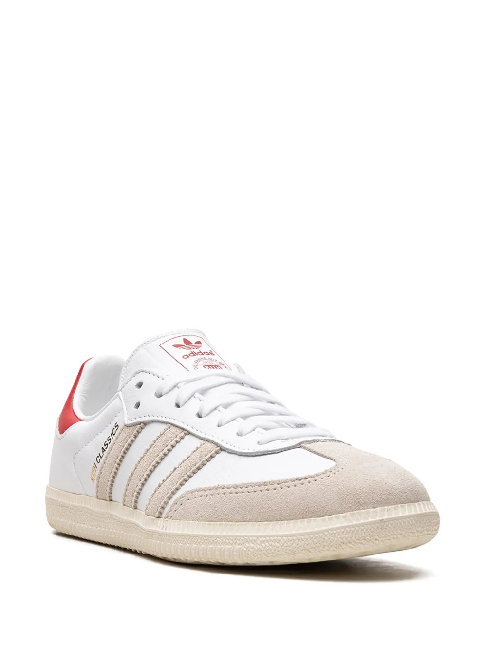 Кроссовки Samba Kith Classics Program White Red adidas, белый — фото 2