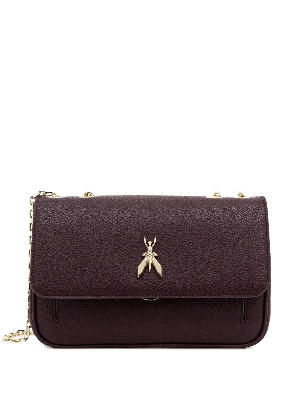 

Кожаная сумка на плечо Patrizia Pepe, фиолетовый