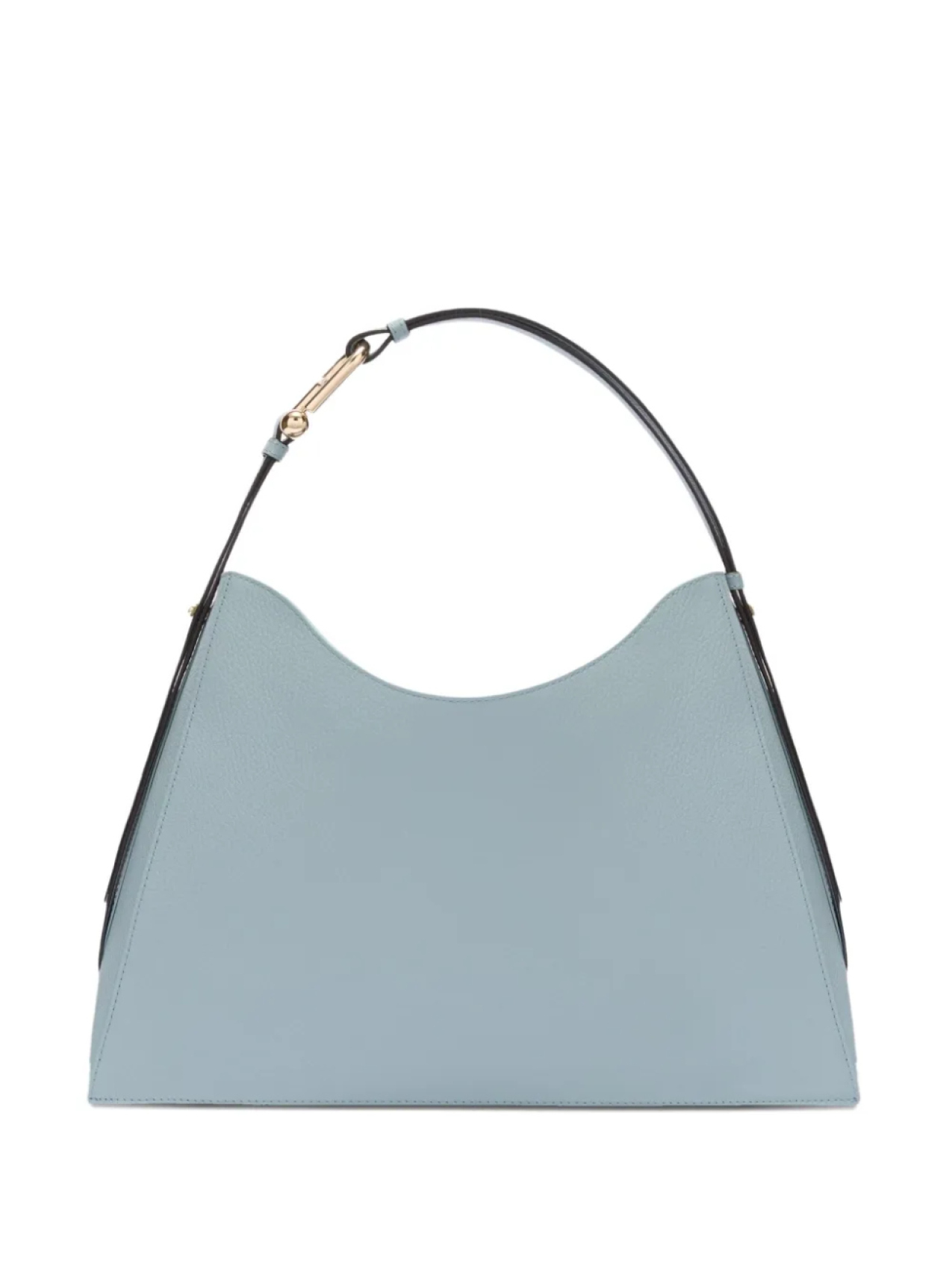 

Сумка через плечо из кожи с изогнутой ручкой Furla, синий