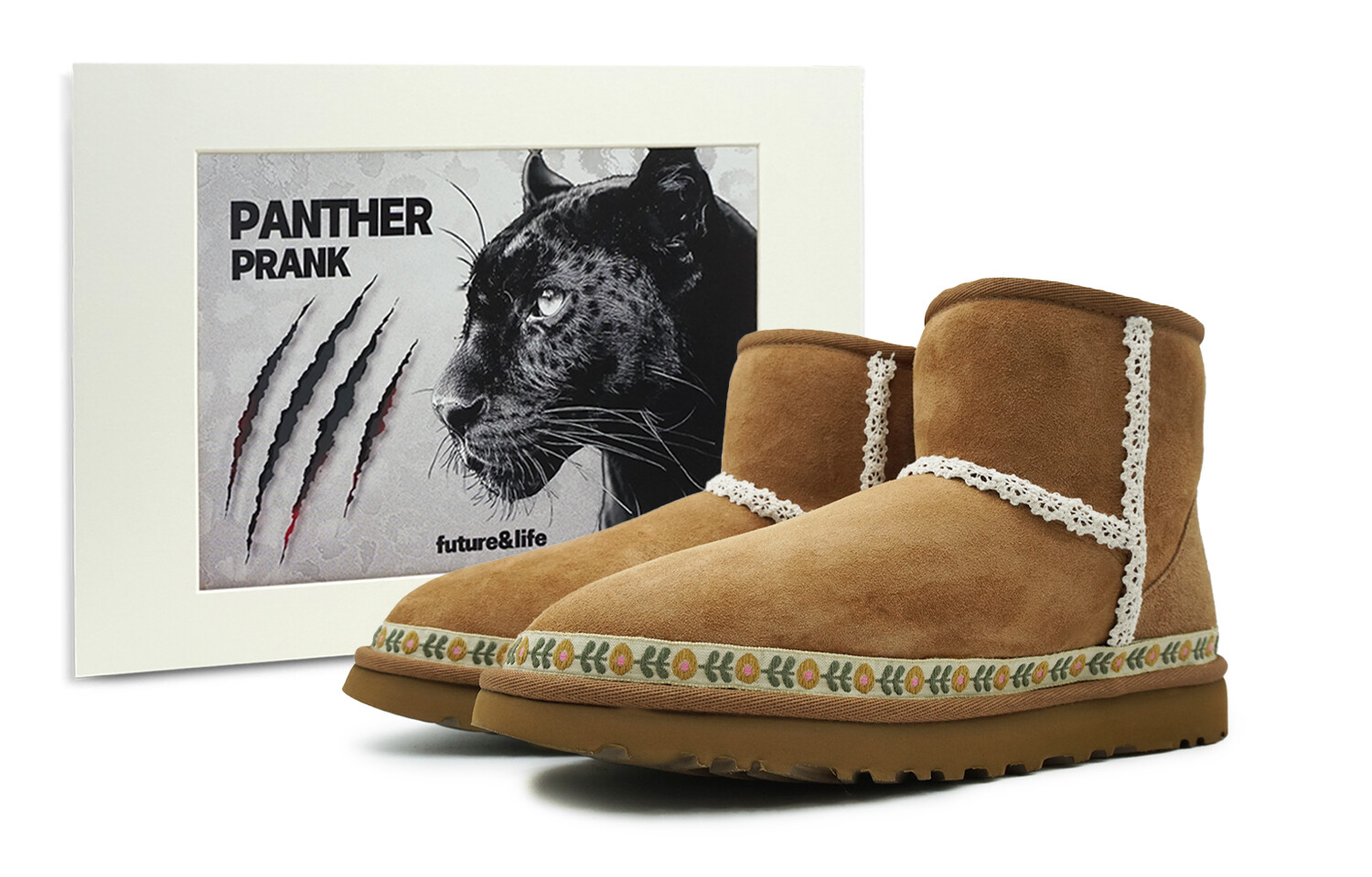 

CLASSIC MINI Зимние ботинки женские коричневый/белый Ugg