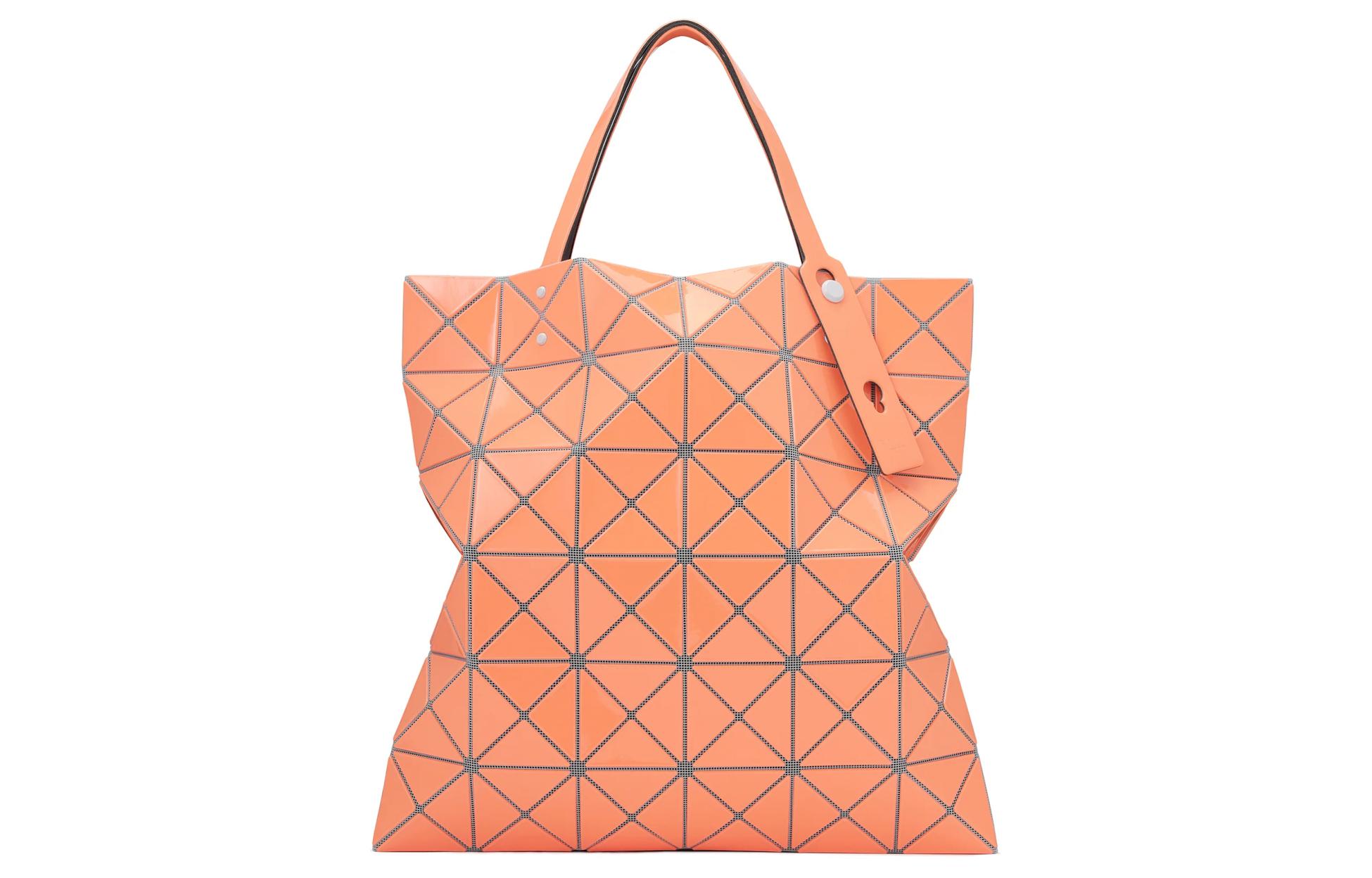 

Сумка из поливинилхлоридной смолы, шоппер, женская оранжевая сумка ISSEY MIYAKE