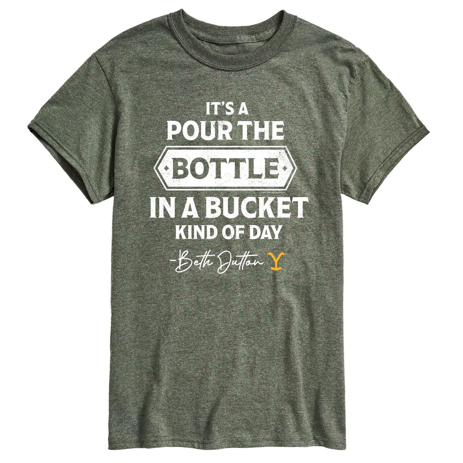 

Мужская футболка-ведро Yellowstone Bottle Licensed Character