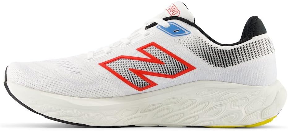 Мужские кроссовки для бега New Balance Fresh Foam X 880 V14, белый/черный — фото 2