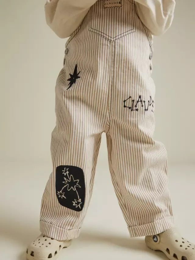 Детский комбинезон Cotton Piper Sand Dungarees Claude & Co — фото 4