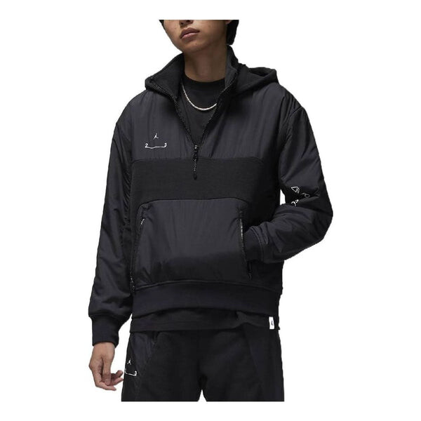 

Толстовка Air Jordan Stand Collar Hoodie Men's Black, черный