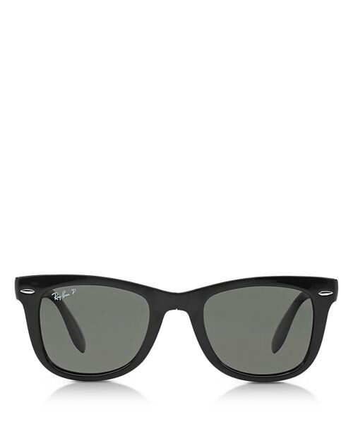 

Поляризованные складные солнцезащитные очки Wayfarer Ease, 50 мм Ray-Ban, цвет Black