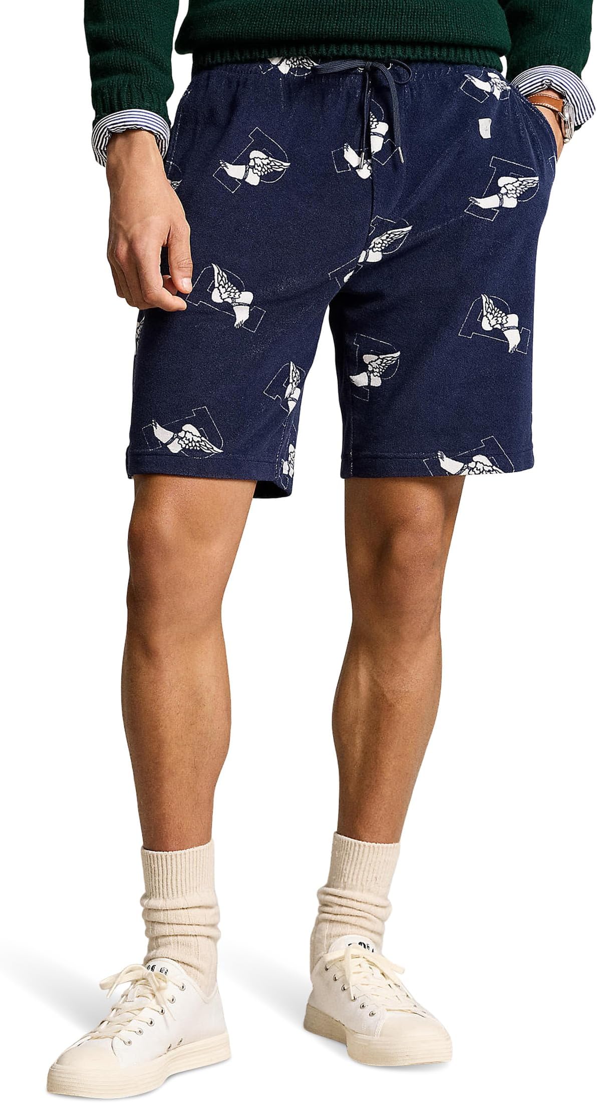 

Шорты Polo Ralph Lauren 7.5" P-Wing Terry Shorts, цвет Cruise Navy P-Wing Toss
