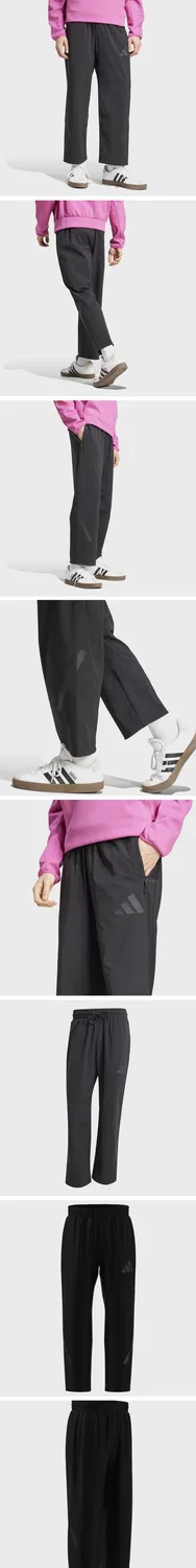 Мужские чёрные тканые брюки Adidas Z.N.E. от Adidas — фото 4