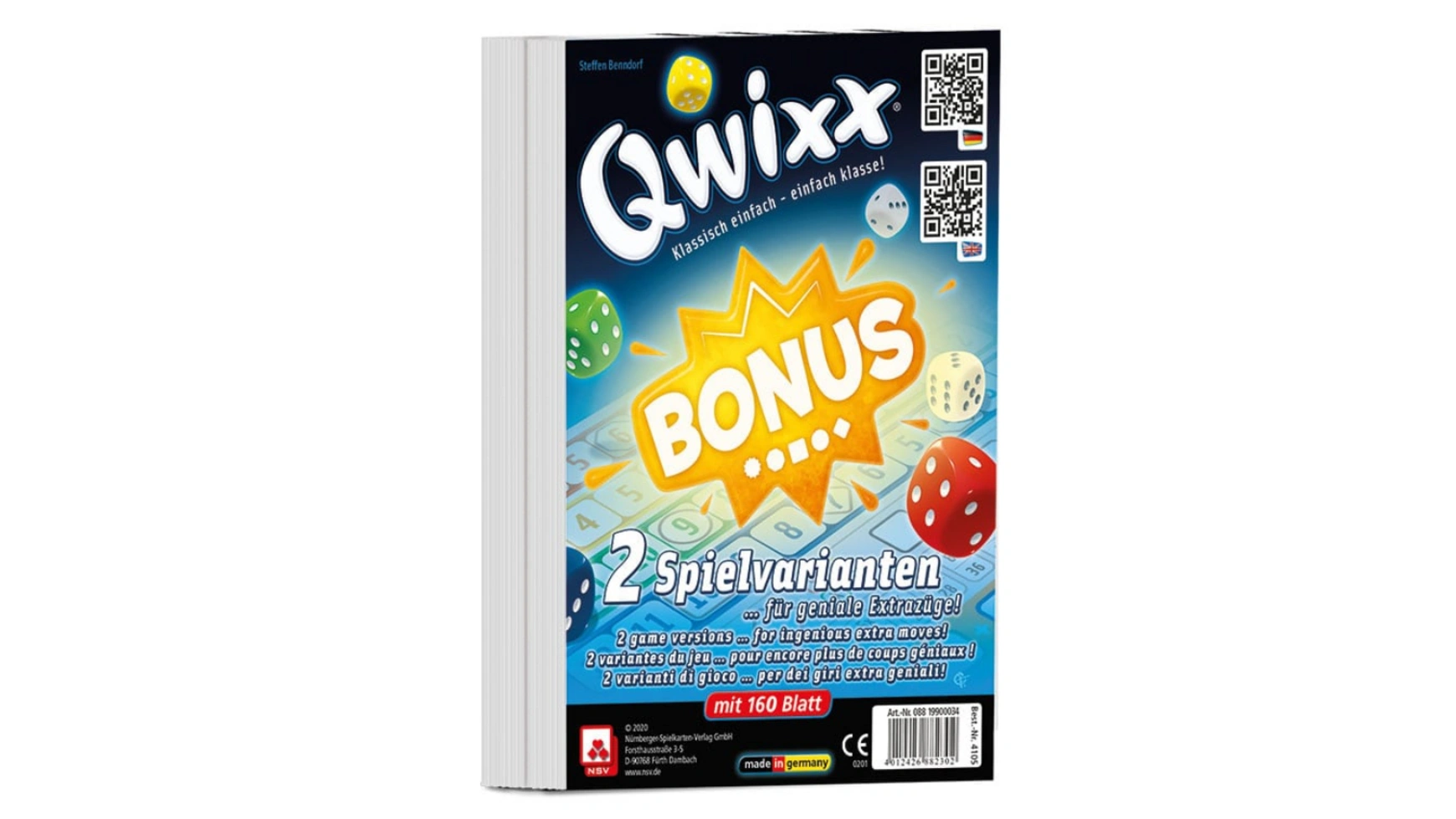 

Nürnberger Spielkarten Бонус Qwixx Дополнительные блоки (2 шт)