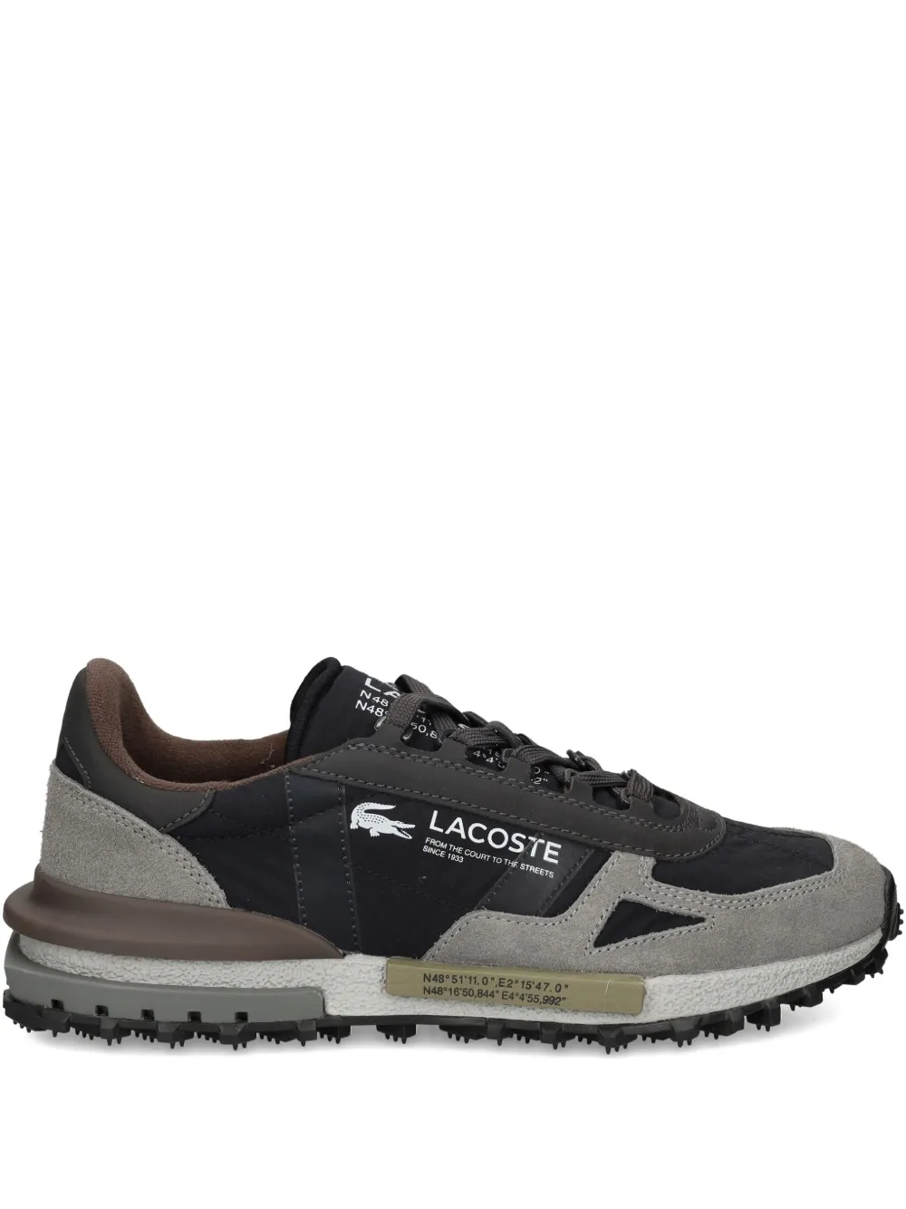 

Кроссовки Elite Active со вставками Lacoste, черный