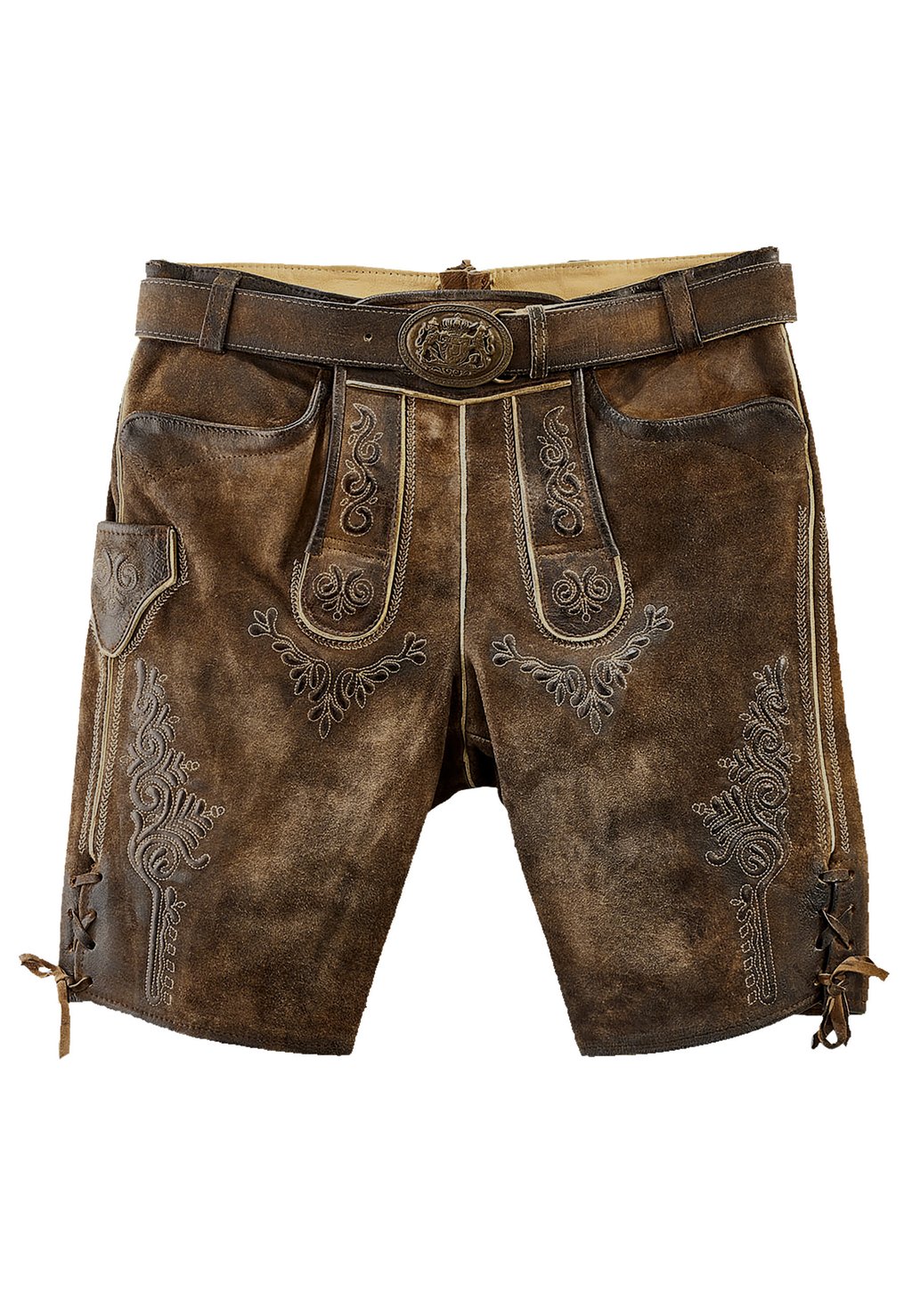 

Шорты Leather trousers Maddox, коричневый