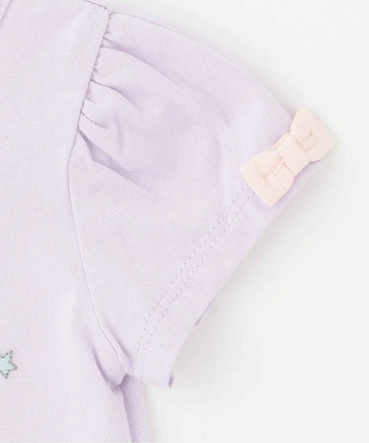 Короткое платье Mimi-chan с вышивкой и аппликацией KP, Lavender — фото 4