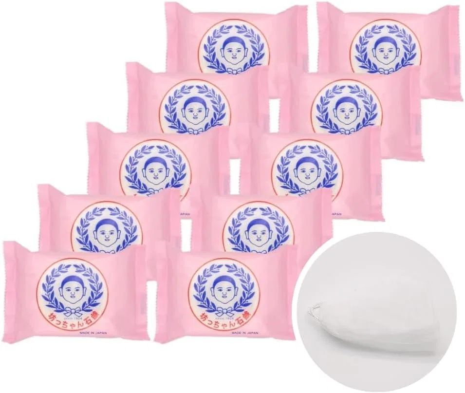 Мыло Botchan Soap Taro, 175 г, 10 шт., для чувствительной кожи, без отдушек