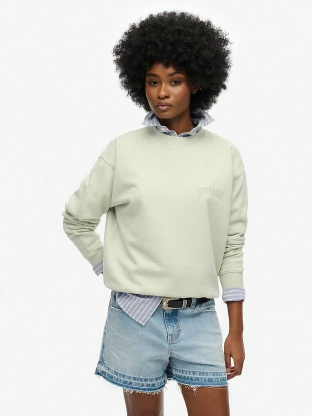 

Свободный спортивный свитшот Luxe Superdry, Smoke Blue