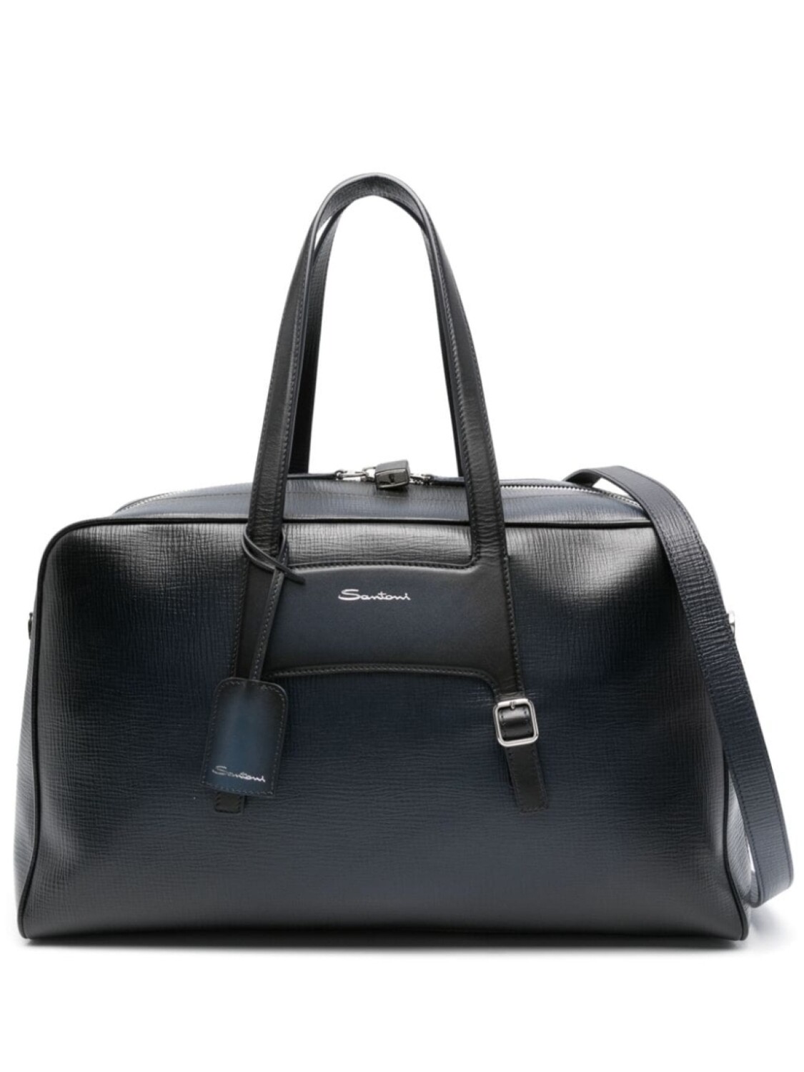 

Santoni дорожная сумка с логотипом, синий