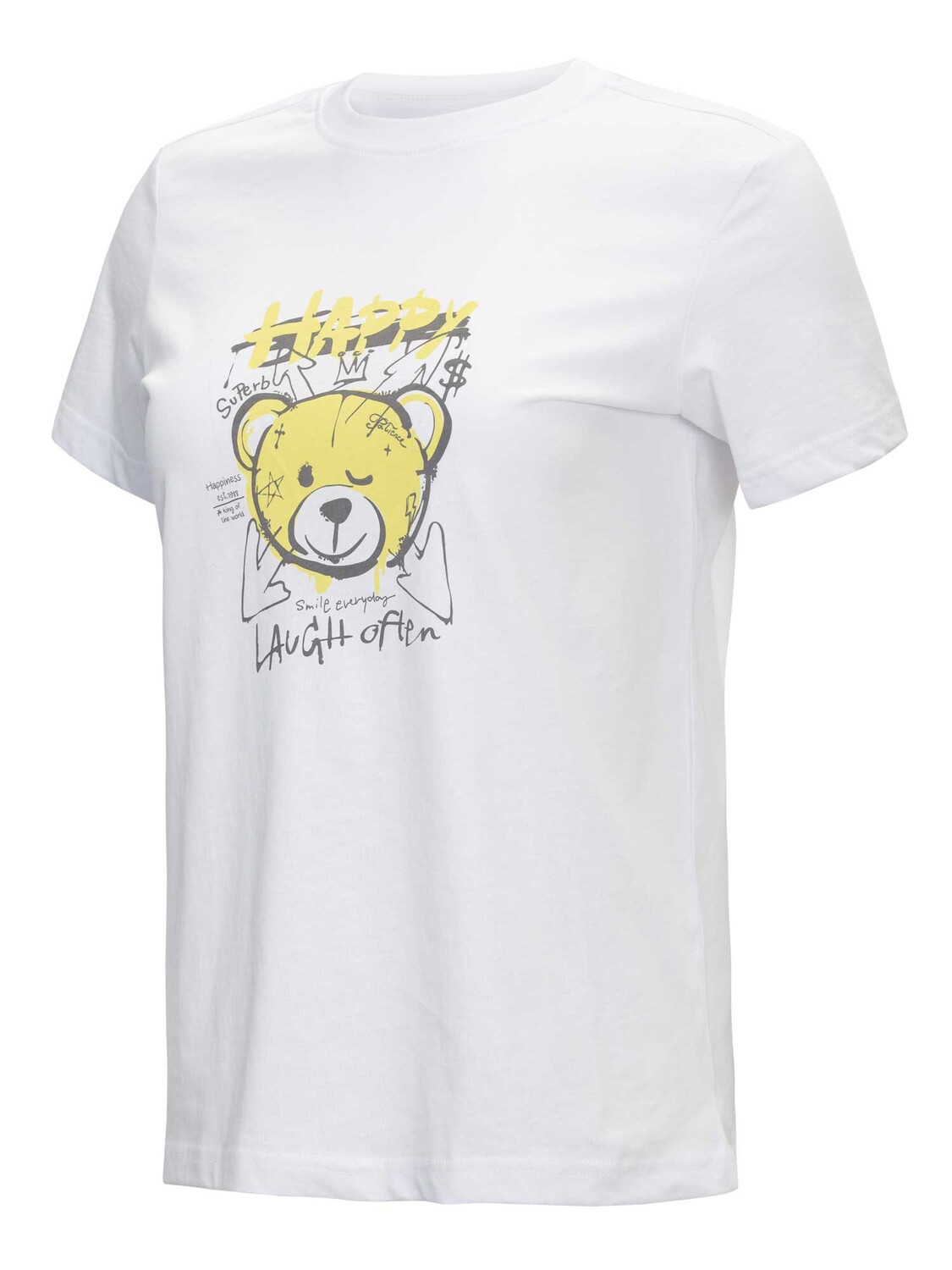 

Футболка Brille Happy Bear, белый