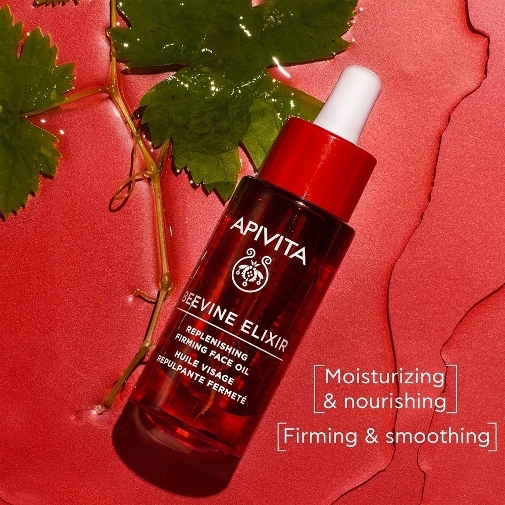 Масло для лица Apivita — Восстанавливающее Beevine Elixir Питательное и освежающее, 30 мл — фото 2