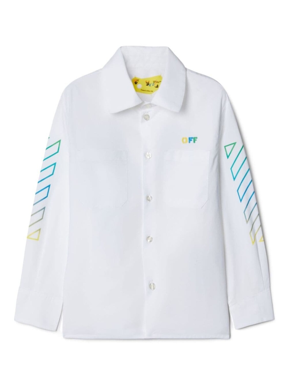 

Off-White Kids рубашка с принтом Arrow, белый