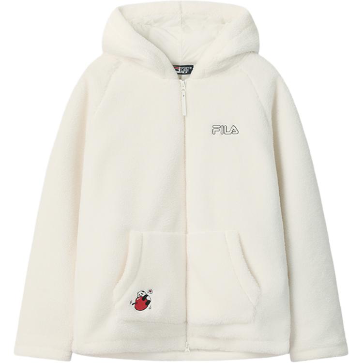 

FILA Наследие бархатное пальто унисекс, Steam White-IV