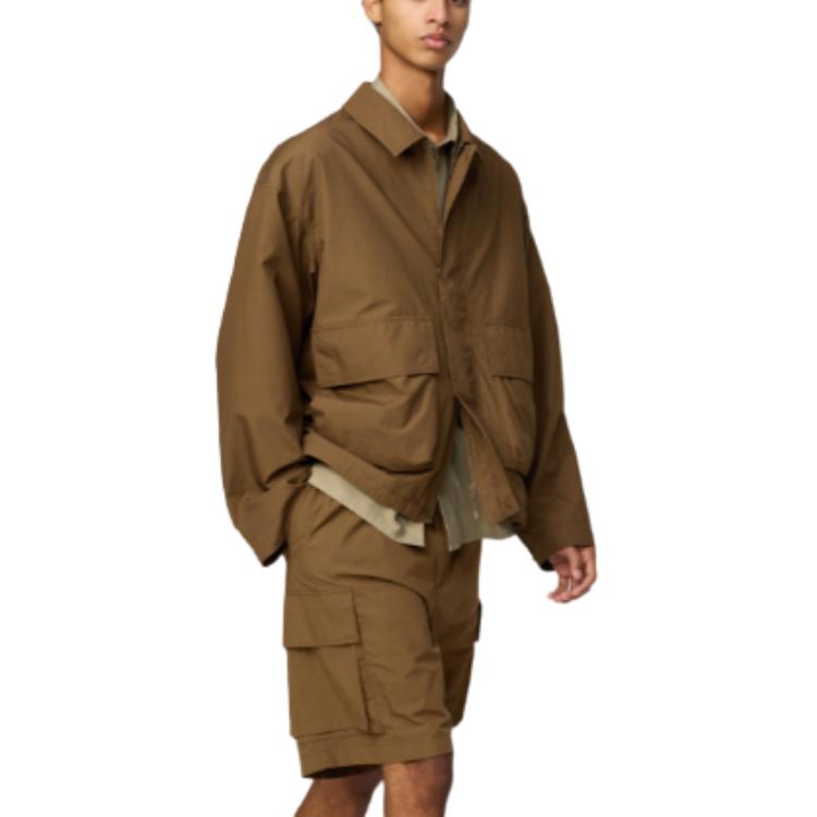 UNIQLO Куртка Clare Waight Keller C Collection SS25 мужская кофейная, Coffee — фото 3