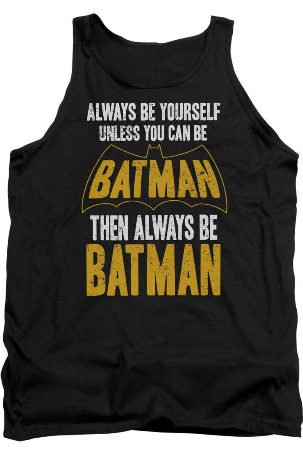

Бэтмен Be Batman взрослый майка Gildan, черный