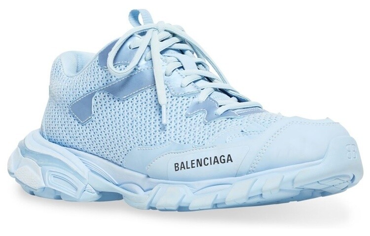 Кроссовки женские Balenciaga Track 3.0, светло-синий — фото 2