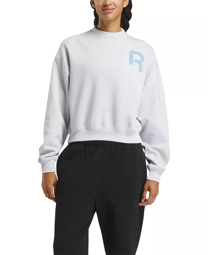 

Женская толстовка с длинными рукавами и круглым вырезом Reebok, серый