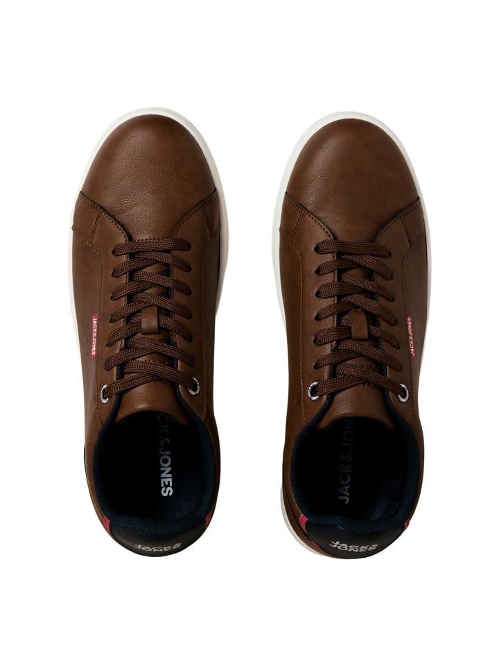 Jack and Jones Кроссовки JFWHASTINGS из искусственной кожи коричневого цвета — фото 3