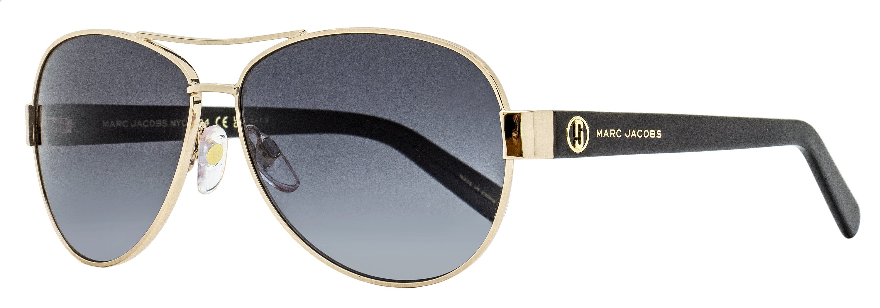 

Солнцезащитные очки-пилоты Marc Jacobs Unisex Marc 699/S RHL9O Gold/Black 60 мм