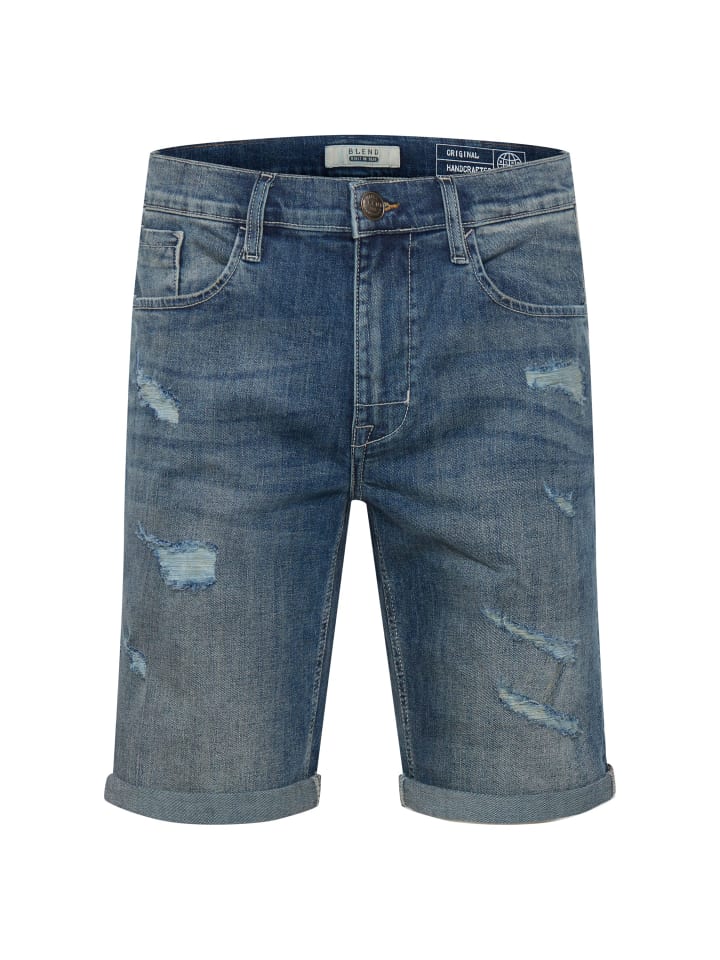 

Тканевые шорты BLEND, цвет denim middleblue