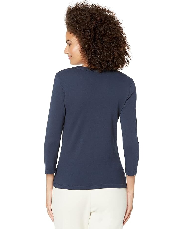 

Футболка Michael Stars Kim 3/4 Sleeve Tee, цвет Admiral