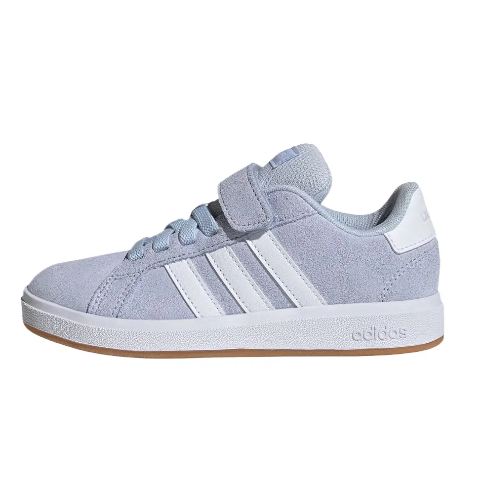 Кроссовки для скейтбординга детские Adidas серо-белые