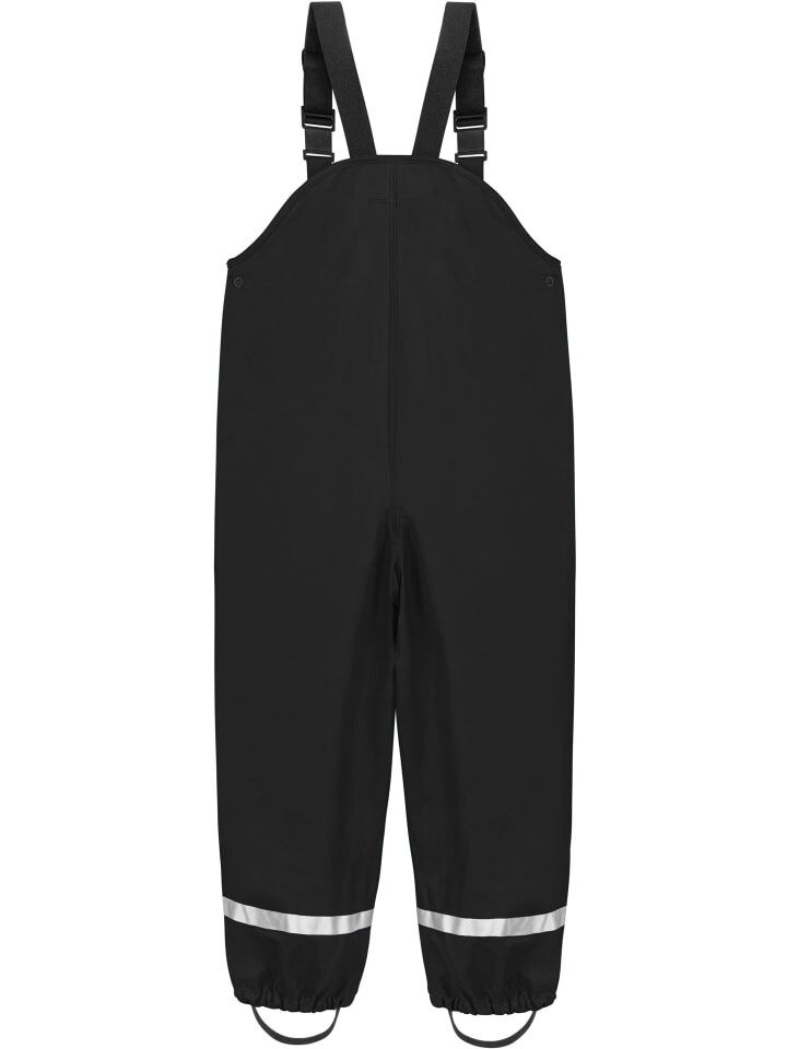 Дождевые брюки Normani Outdoor Sports Kinder Regenhose mit Hosenträgern „Skjolden“, черный — фото 3