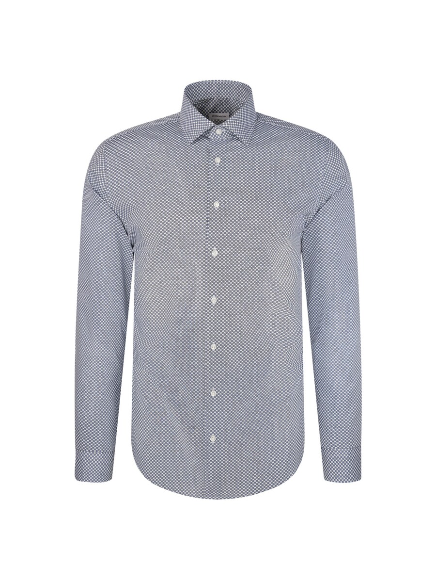 

Рубашка делового кроя Slim Fit SEIDENSTICKER, Royal Blue/Light Blue