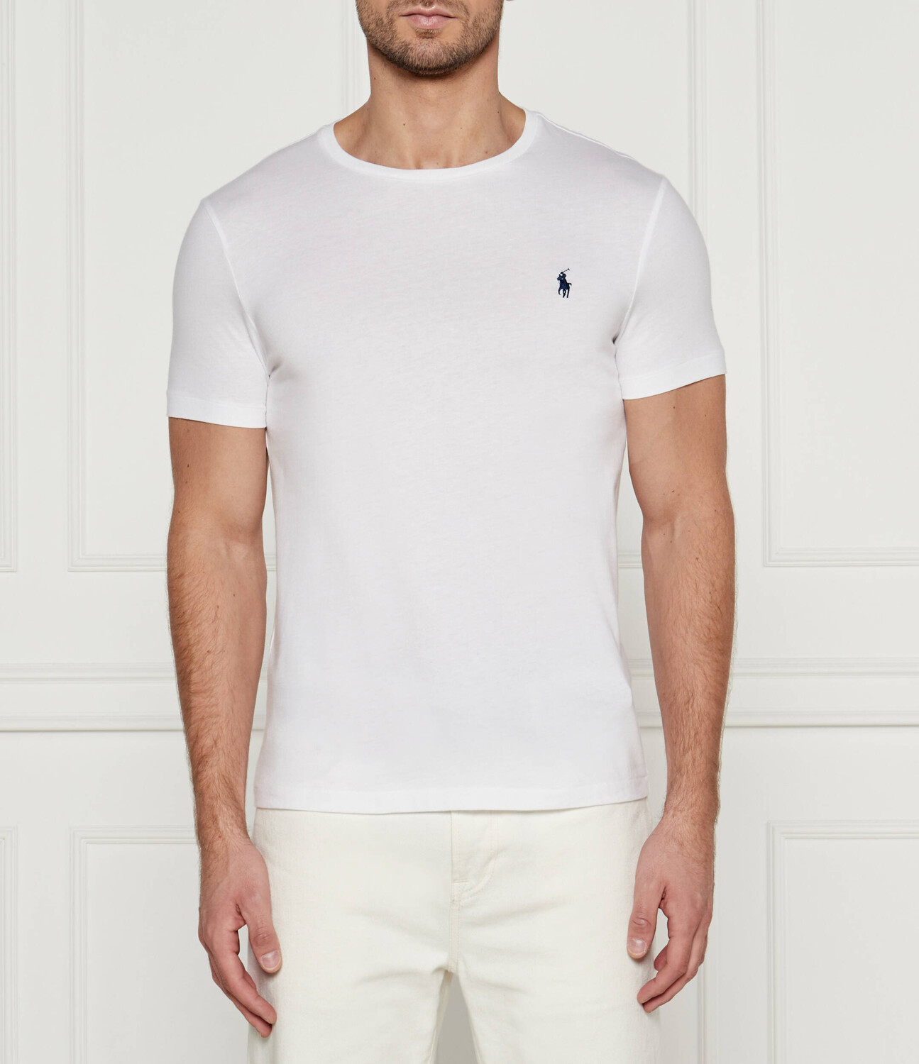 

Футболка POLO RALPH LAUREN Slim Fit, белый